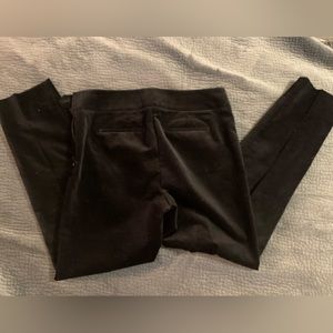Blk Velvet Trousers